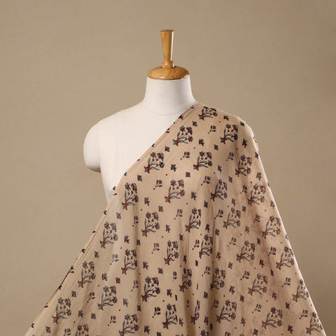 Hand pure mul cotton natural dyed fabric 03 - handcrafted