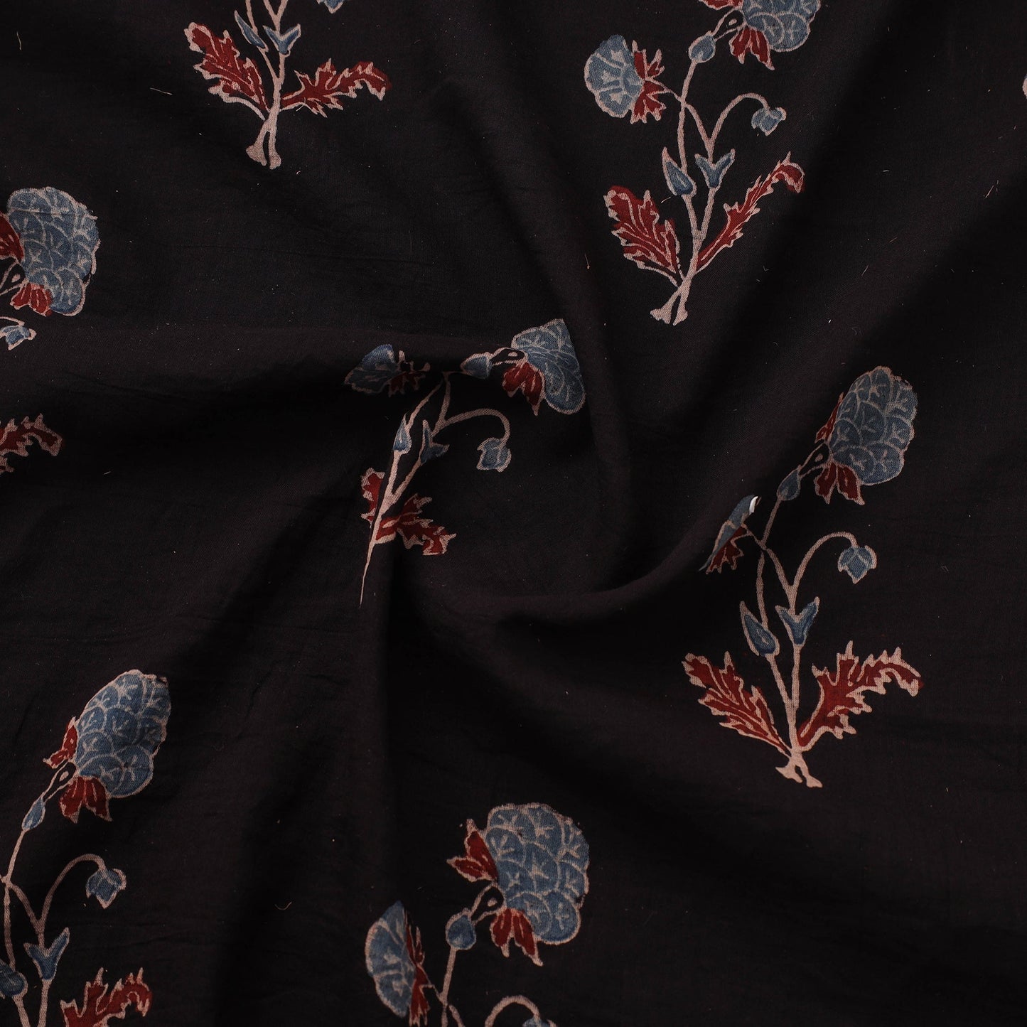 Hand pure mul cotton natural dyed fabric 05 - handcrafted