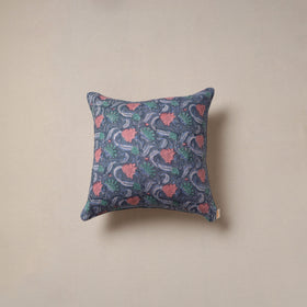 Hand sanganeri cushion cover 08 - handcrafted