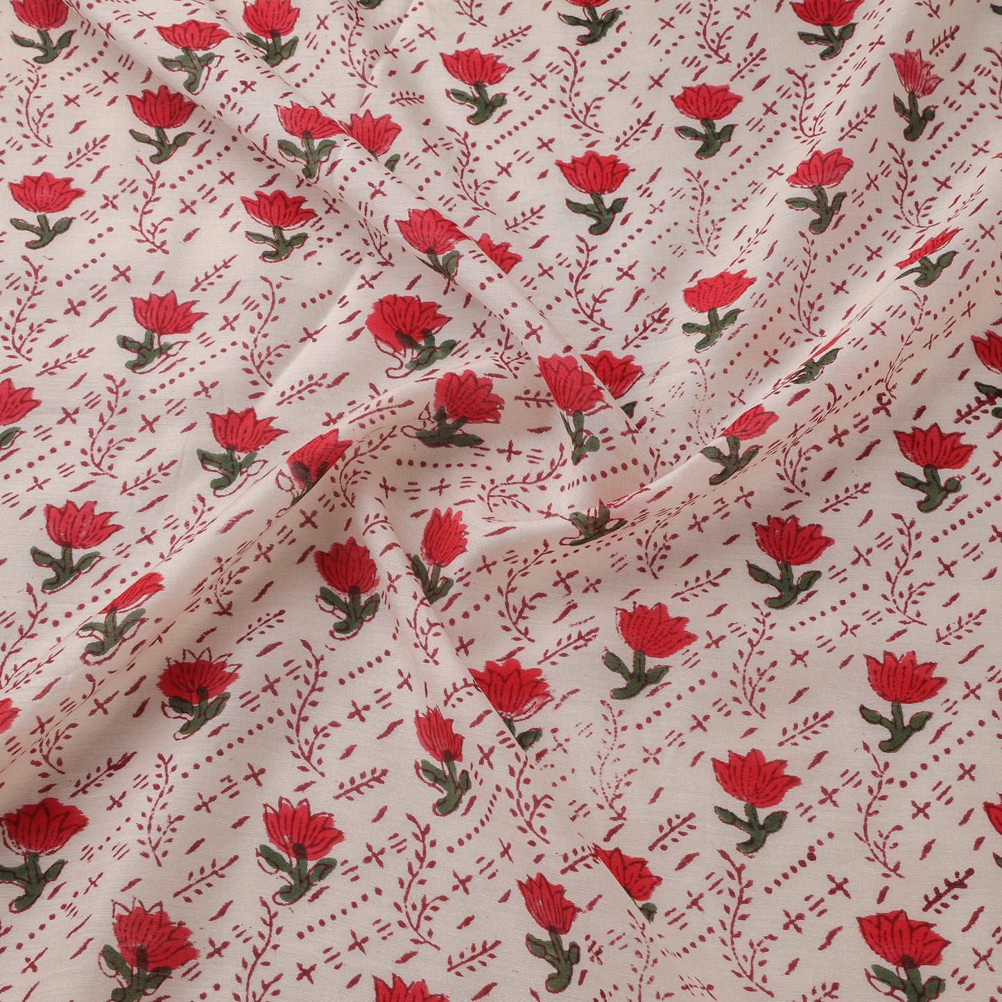 Hand sanganeri fabric 14 - handcrafted