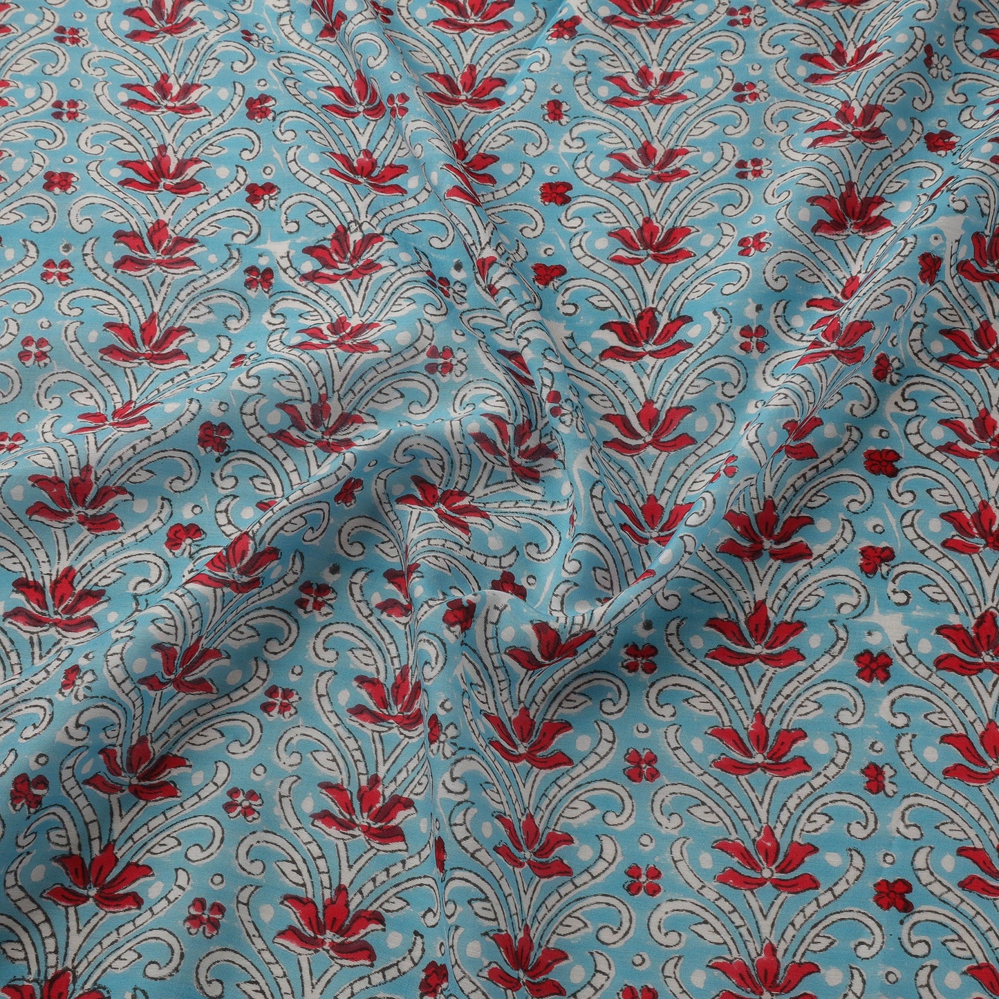 Hand sanganeri fabric 20 - handcrafted