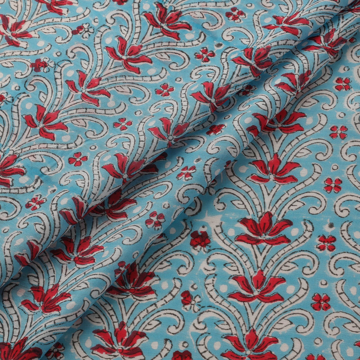 Hand sanganeri fabric 20 - handcrafted