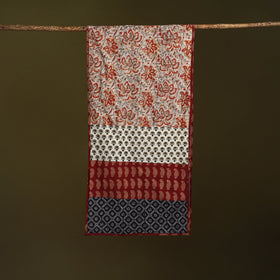 Hand-stitched cotton patchwork stole 02 - handcrafted