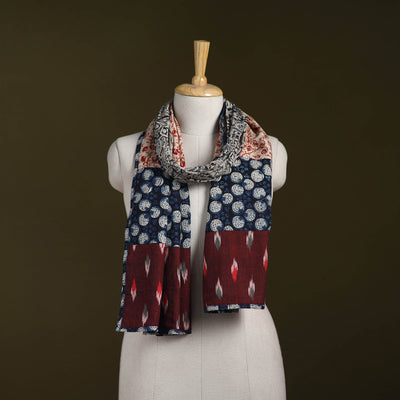 Hand-stitched cotton patchwork stole 03 - handcrafted