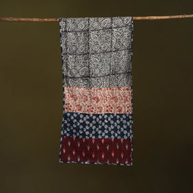 Hand-stitched cotton patchwork stole 03 - handcrafted