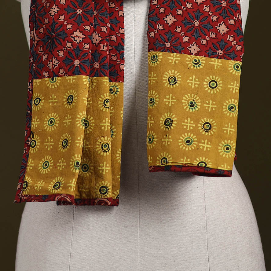 Hand-stitched cotton patchwork stole 04 - handcrafted