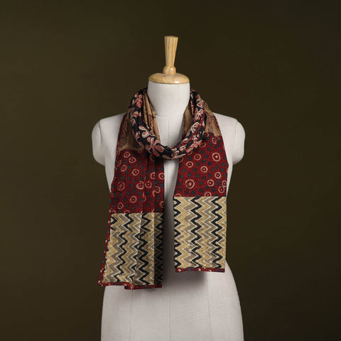 Hand-stitched cotton patchwork stole 05 - handcrafted