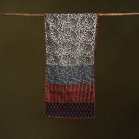 Hand-stitched cotton patchwork stole 07 - handcrafted