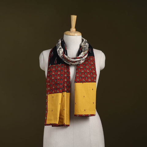 Hand-stitched cotton patchwork stole 08 - handcrafted