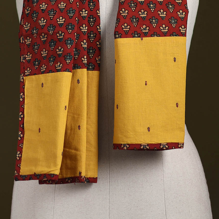 Hand-stitched cotton patchwork stole 08 - handcrafted