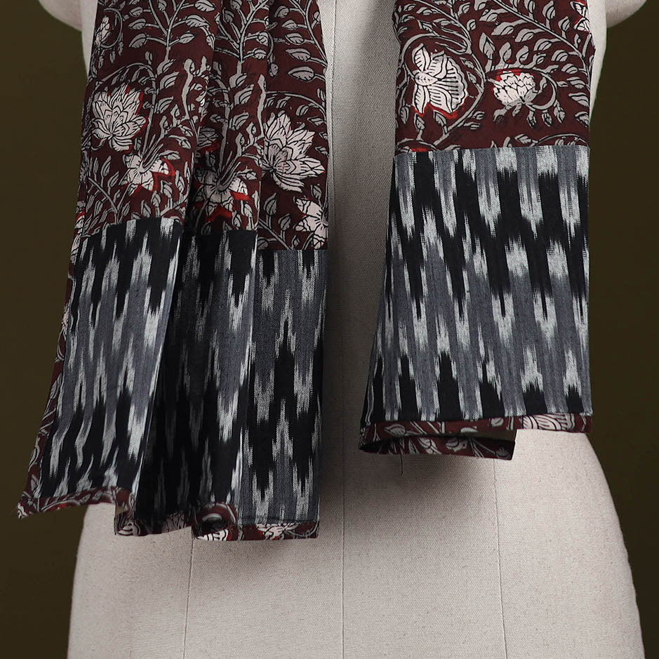 Hand-stitched cotton patchwork stole 09 - handcrafted