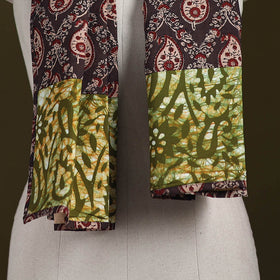 Hand-stitched cotton patchwork stole 13 - handcrafted