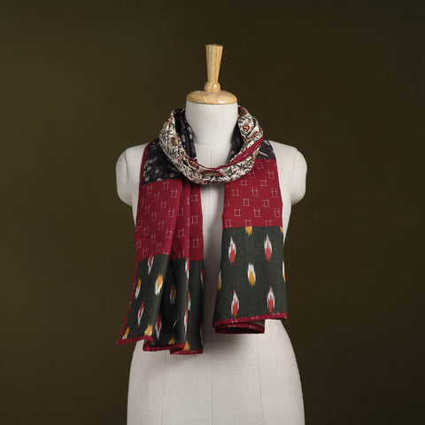 Hand-stitched cotton patchwork stole 14 - handcrafted