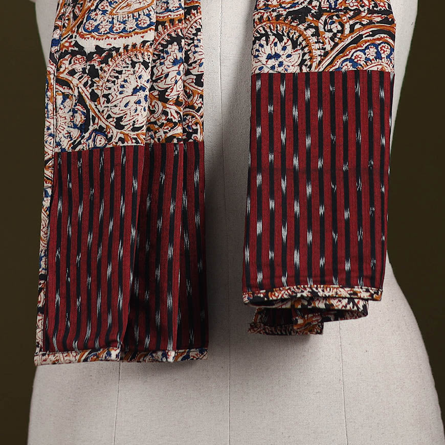 Hand-stitched cotton patchwork stole 15 - handcrafted