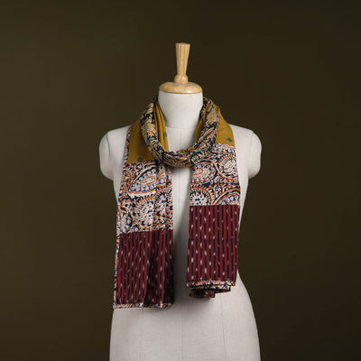 Hand-stitched cotton patchwork stole 15 - handcrafted
