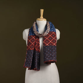Hand-stitched cotton patchwork stole 16 - handcrafted