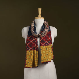 Hand-stitched cotton patchwork stole 17 - handcrafted