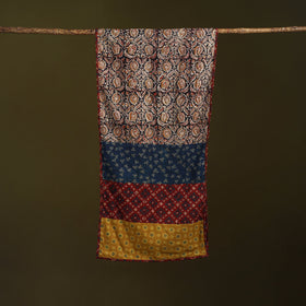 Hand-stitched cotton patchwork stole 17 - handcrafted