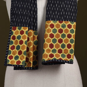 Hand-stitched cotton patchwork stole 19 - handcrafted