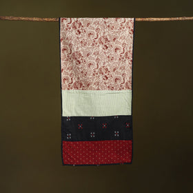 Hand-stitched cotton patchwork stole 20 - handcrafted