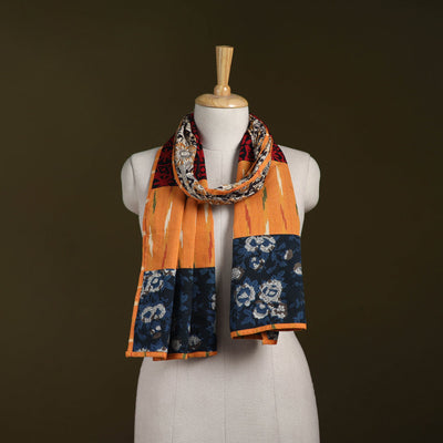 Hand-stitched cotton patchwork stole 23 - handcrafted