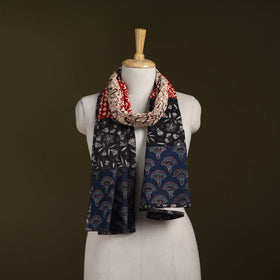 Hand-stitched cotton patchwork stole 24 - handcrafted