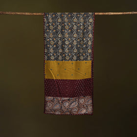 Hand-stitched cotton patchwork stole 25 - handcrafted