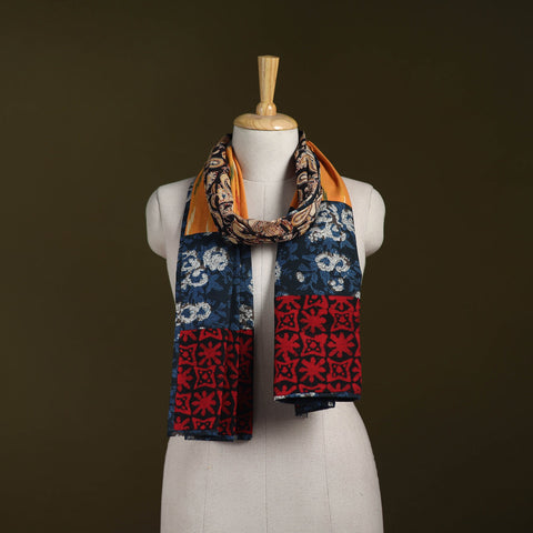 Hand-stitched cotton patchwork stole 28 - handcrafted