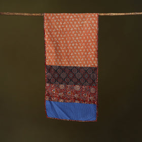 Hand-stitched cotton patchwork stole 30 - handcrafted