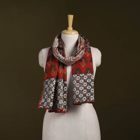 Hand-stitched cotton patchwork stole 32 - handcrafted