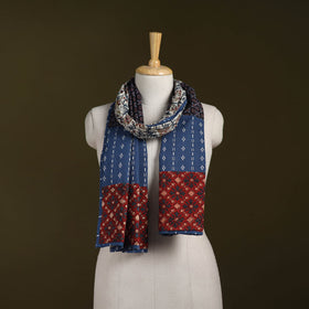 Hand-stitched cotton patchwork stole 33 - handcrafted