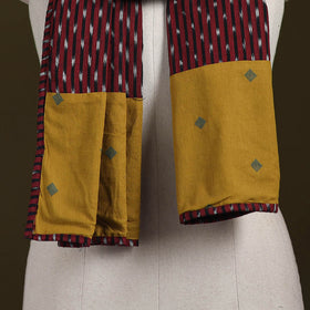 Hand-stitched cotton patchwork stole 34 - handcrafted