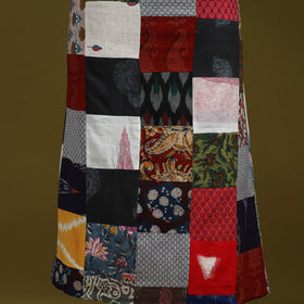 Hand-stitched mosaic cotton unstitched kurta material