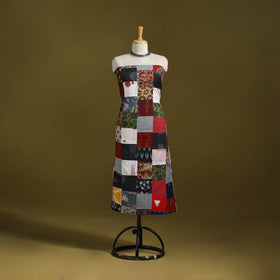 Hand-stitched mosaic cotton unstitched kurta material