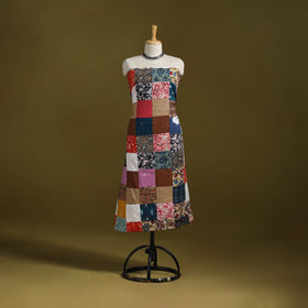 Hand-stitched mosaic cotton unstitched kurta material