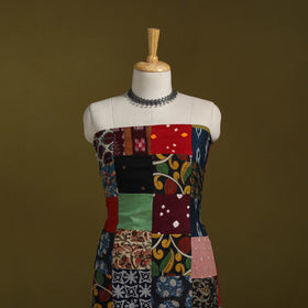 Hand-stitched mosaic cotton unstitched kurta material