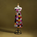 Hand-stitched mosaic cotton unstitched kurta material