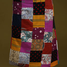 Hand-stitched mosaic cotton unstitched kurta material
