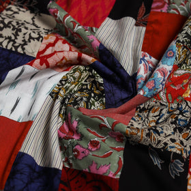 Hand-stitched mosaic cotton unstitched kurta material