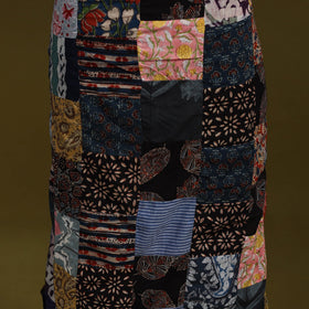 Hand-stitched mosaic cotton unstitched kurta material