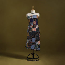 Hand-stitched mosaic cotton unstitched kurta material