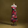 Hand-stitched mosaic cotton unstitched kurta material