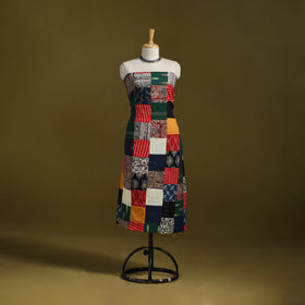 Hand-stitched mosaic cotton unstitched kurta material