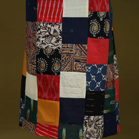 Hand-stitched mosaic cotton unstitched kurta material