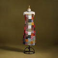 Hand-stitched mosaic cotton unstitched kurta material