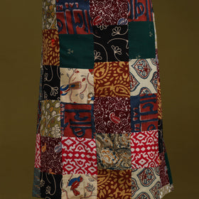 Hand-stitched mosaic cotton unstitched kurta material