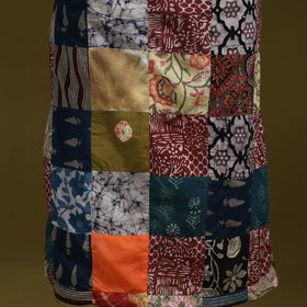 Hand-stitched mosaic cotton unstitched kurta material