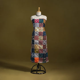 Hand-stitched mosaic cotton unstitched kurta material