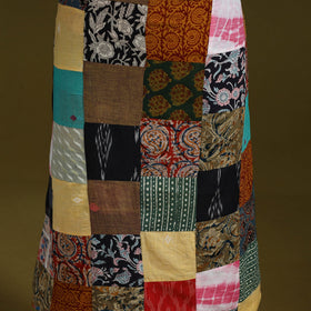 Hand-stitched mosaic cotton unstitched kurta material