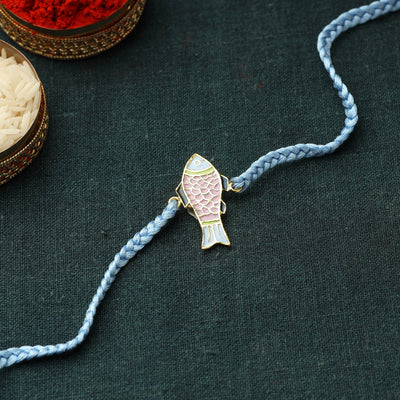  Handamade Meenakari Threadwork Rakhi 